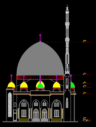 Mosque Complex Structure